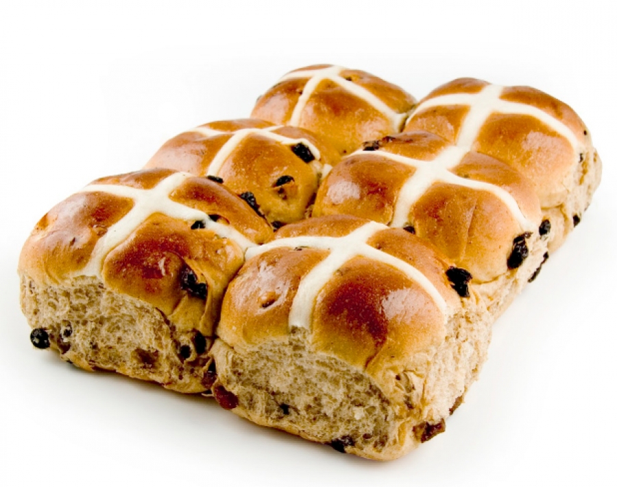 Hot Cross Buns 6 Pack - Traditional